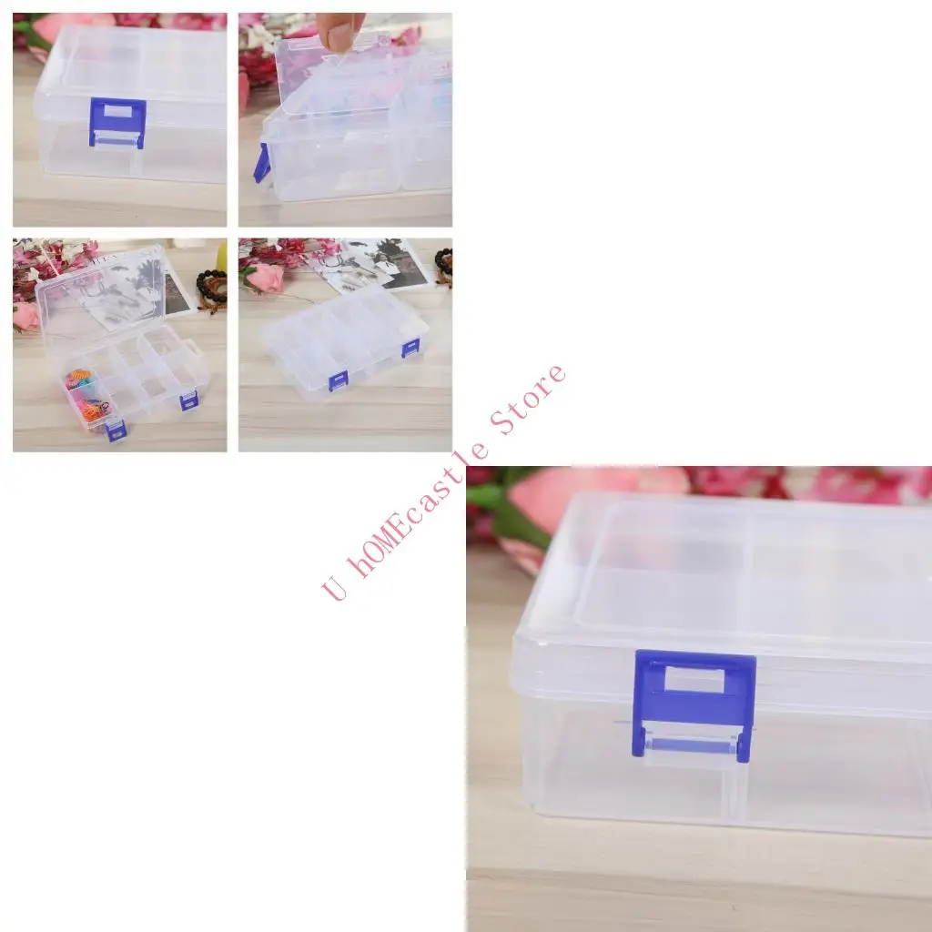 63HF Small Parts 8 Grids Parts With Removable Dividers For Hardware, Screws, Bolts,Beads, Jewelry
63HF Small Parts 8 Grids Parts With Removable Dividers For Hardware, Screws, Bolts,Beads, Jewelry