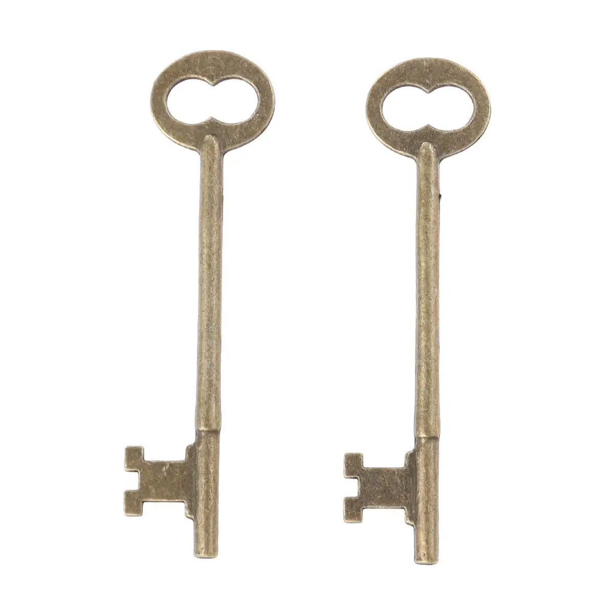 2 Pcs Vintage Keys Pendant DIY Metal Charms Antique Bronze Finish Jewelry Making Necklace Bracelet Accessories
2 Pcs Vintage Keys Pendant DIY Metal Charms Antique Bronze Finish Jewelry Making Necklace Bracelet Accessories