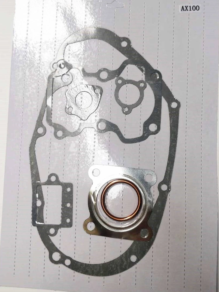 Motorcycle Gasket Kit for Suzuki Haojue Jingcheng Qingqi AX100 JC100 HJ100-A QJ100 Classic 100cc 2-Stroke Motorbike Engine Seals
Motorcycle Gasket Kit for Suzuki Haojue Jingcheng Qingqi AX100 JC100 HJ100-A QJ100 Classic 100cc 2-Stroke Motorbike Engine Seals