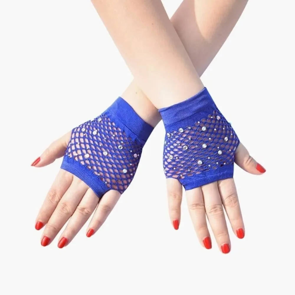 Shiny Decor Rhinestone Gloves Fishnet Design Female Gloves Short Gloves Cosplay Gloves Sexy Style Lace Gloves Dance Performance
Shiny Decor Rhinestone Gloves Fishnet Design Female Gloves Short Gloves Cosplay Gloves Sexy Style Lace Gloves Dance Performance