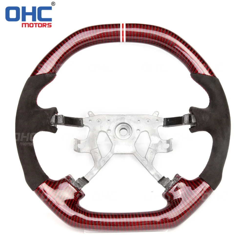 Black and RED Carbon Fiber Steering Wheel FOR Nissan Patrol Safari Y61 Accessories Steering Wheel ohc motors
Black and RED Carbon Fiber Steering Wheel FOR Nissan Patrol Safari Y61 Accessories Steering Wheel ohc motors