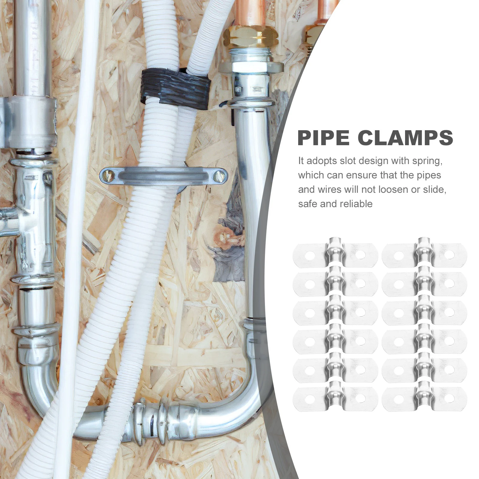 100pcs Stainless Steel U Brackets Mount Clamp Tools Support Base Tube Clip Holder For Pipes Wires Hangers Supports
100pcs Stainless Steel U Brackets Mount Clamp Tools Support Base Tube Clip Holder For Pipes Wires Hangers Supports