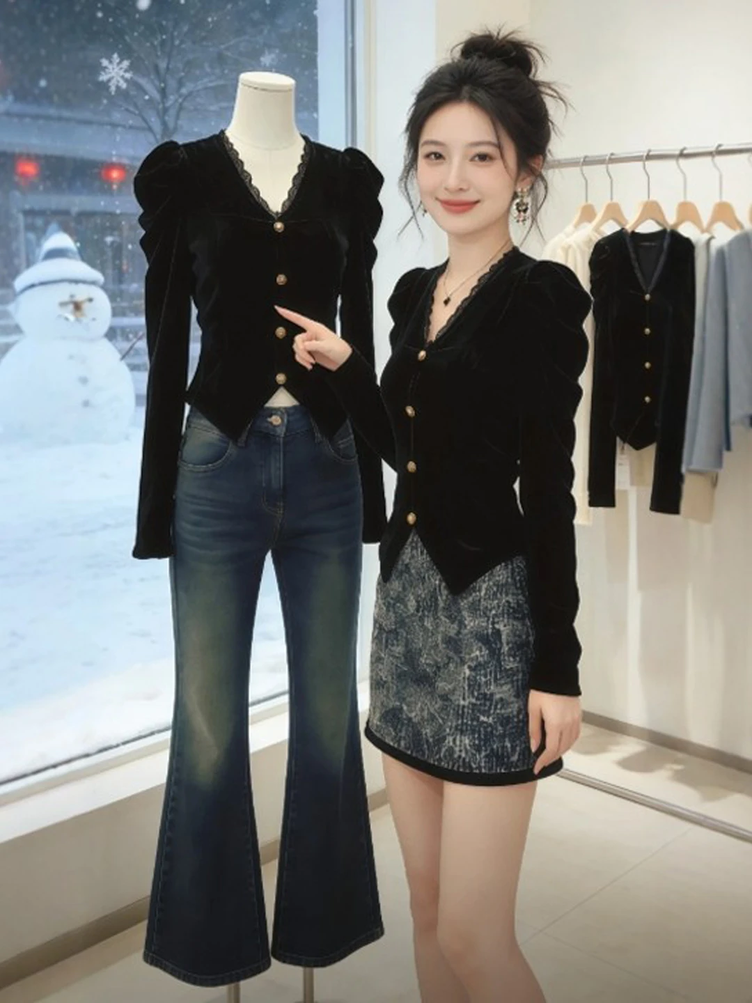 Ele Bla Slim Fit T-irt V-Ne Waist-Cinching Advanced Feel Good Spring 2026 Faionable Top for Ladies
Ele Bla Slim Fit T-irt V-Ne Waist-Cinching Advanced Feel Good Spring 2026 Faionable Top for Ladies