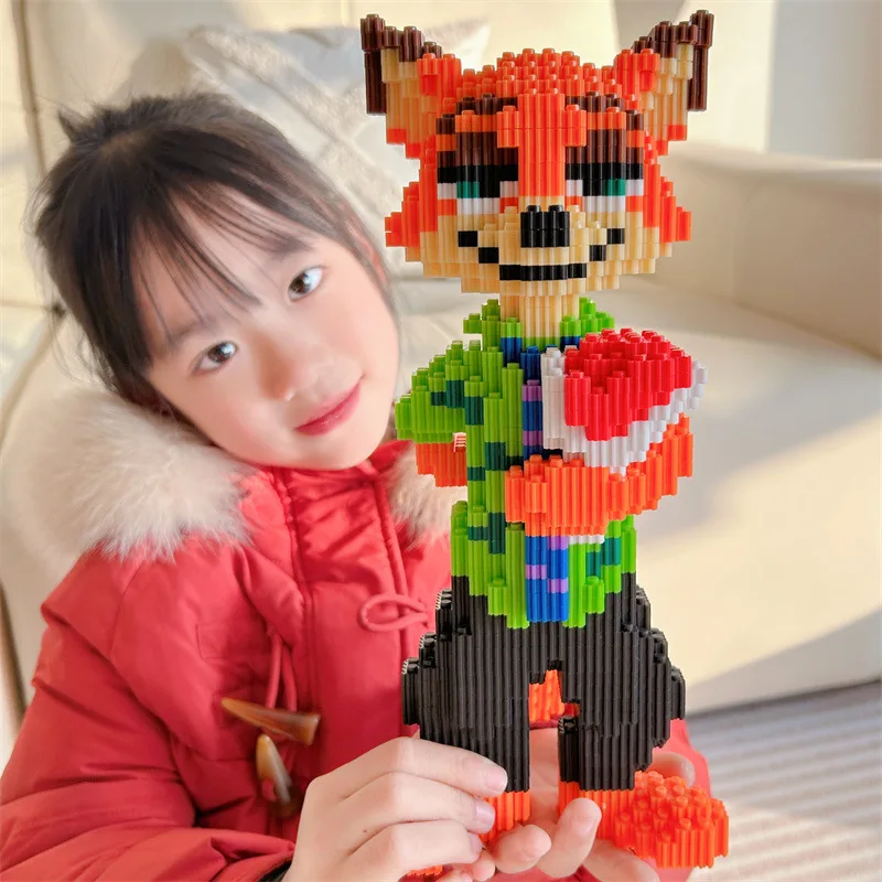 Nick Block мультфильм Kawaii Crazy Animal City Джуди украшение для гостиной романтический цветок, совместимый с игрушками Lego Block
Nick Block мультфильм Kawaii Crazy Animal City Джуди украшение для гостиной романтический цветок, совместимый с игрушками Lego Block