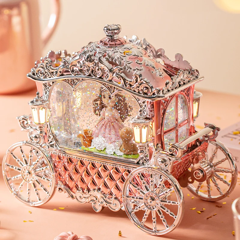 Dream Piaoxue, нежная карета с тыквой, хрустальный шар, музыкальная шкатулка, музыкальная шкатулка для девочек, маленьких девочек, детские подарки на день рождения
Dream Piaoxue, нежная карета с тыквой, хрустальный шар, музыкальная шкатулка, музыкальная шкатулка для девочек, маленьких девочек, детские подарки на день рождения