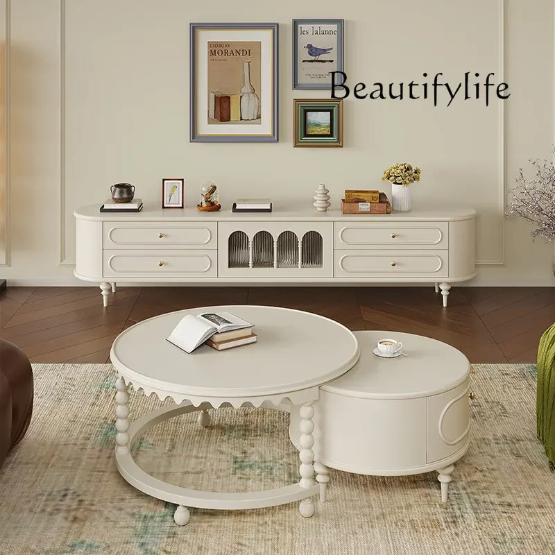 fU Light Luxury Cream Tv Table French Designer Organizer Cabinets Tv Stands Modern Industrial Suporte Para Tv Bedroom Furniture
fU Light Luxury Cream Tv Table French Designer Organizer Cabinets Tv Stands Modern Industrial Suporte Para Tv Bedroom Furniture