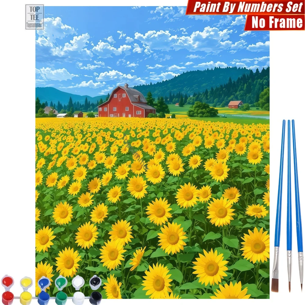 Vast sunflower field Digital Oil Paints Kit - Golden rural tranquil Home Activities Day Of The Dead Gift For Grandma
Vast sunflower field Digital Oil Paints Kit - Golden rural tranquil Home Activities Day Of The Dead Gift For Grandma