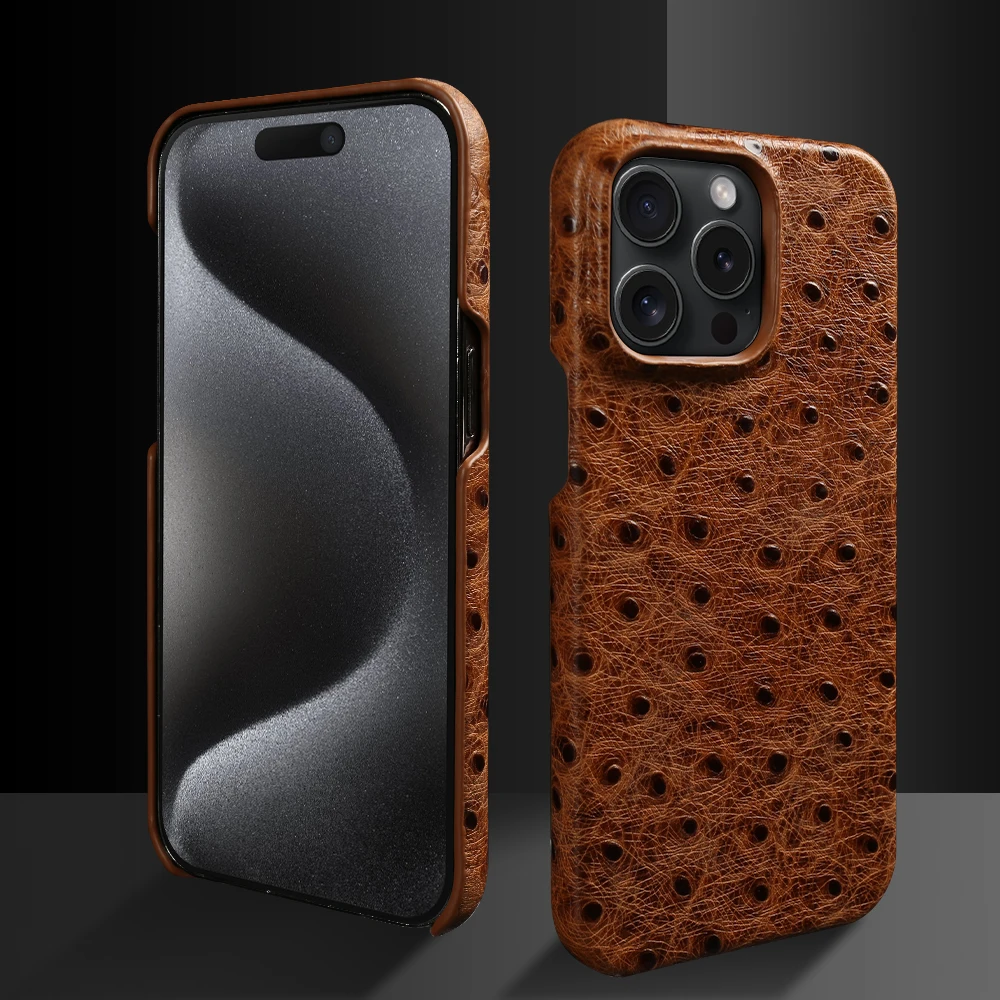 Ostrich Pattern Genuine Leather Case For iphone 17 Pro Max 17e 16 16e Air 14 Plus 13 12 Mini 11 15 Pro Max Phone Case Back Cover
Ostrich Pattern Genuine Leather Case For iphone 17 Pro Max 17e 16 16e Air 14 Plus 13 12 Mini 11 15 Pro Max Phone Case Back Cover
