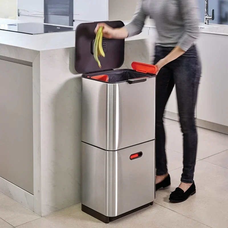 Garbage classification, double-layer trash can, large capacity and odor prevention
Garbage classification, double-layer trash can, large capacity and odor prevention