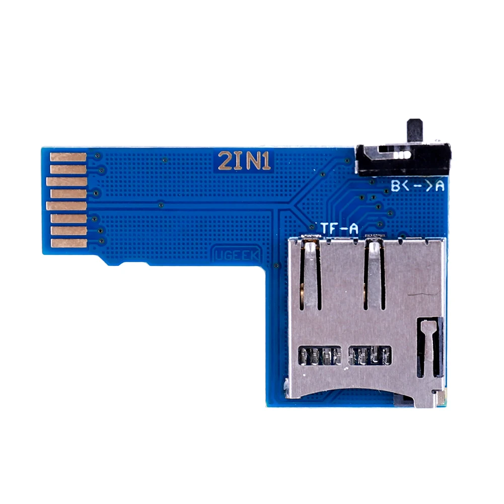 2-in-1 Dual System Switcher Micro SD/TF Card Memory Storage Board Dual TF Card Adapter Memory Board for Raspberry Pi B+ 2B 3B