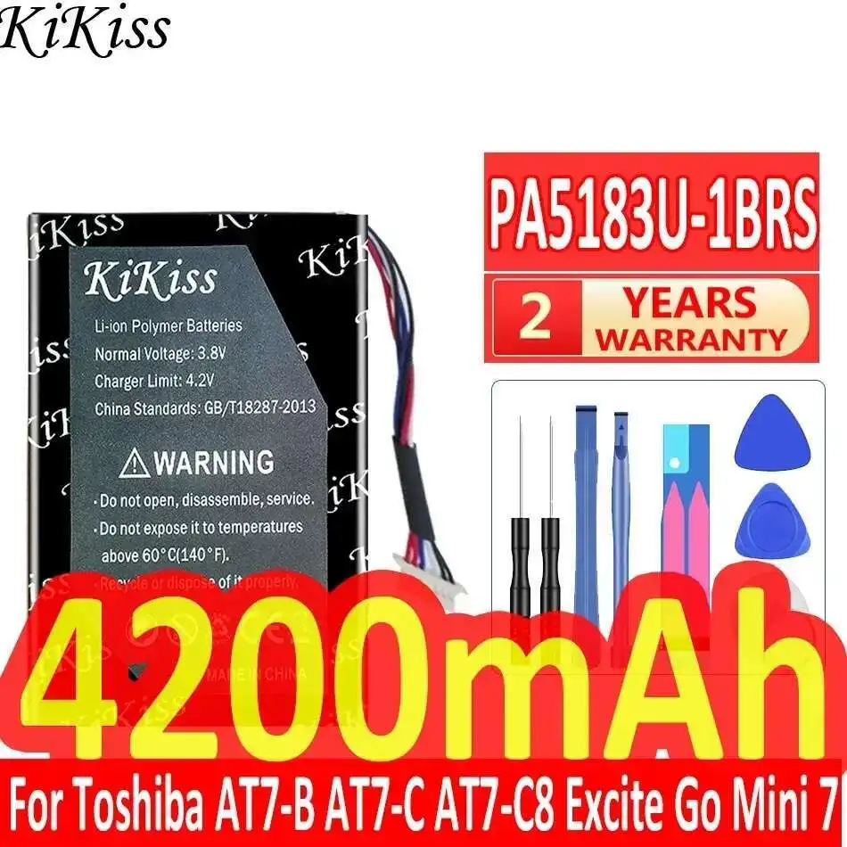 Аккумулятор для ноутбука Toshiba AT7-B AT7-C AT7-C8 Excite GO Mini 7 Mini 7, большой емкости PA5183U-1BRS, 4200 мАч
Аккумулятор для ноутбука Toshiba AT7-B AT7-C AT7-C8 Excite GO Mini 7 Mini 7, большой емкости PA5183U-1BRS, 4200 мАч