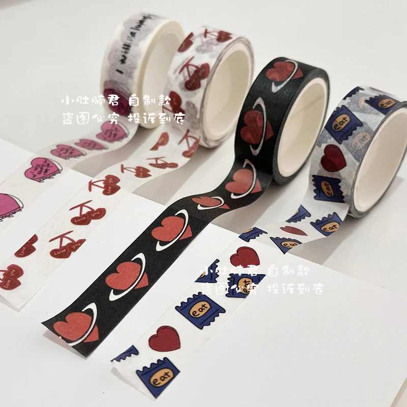 Custom INS Korean Letter Heart Cartoon Washi Tape Cute Hand-Tearable Tape Journal Washi Tape Stickers Full Roll
Custom INS Korean Letter Heart Cartoon Washi Tape Cute Hand-Tearable Tape Journal Washi Tape Stickers Full Roll
