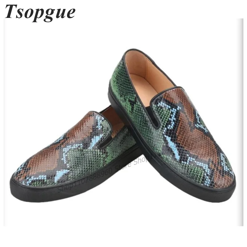 Mixed Color Leather Python Skin Men's Pumps Shoes For Men High Quality Slip-On Runway Casual Party Shoes 2023 Zapatillas Mujer
Mixed Color Leather Python Skin Men's Pumps Shoes For Men High Quality Slip-On Runway Casual Party Shoes 2023 Zapatillas Mujer