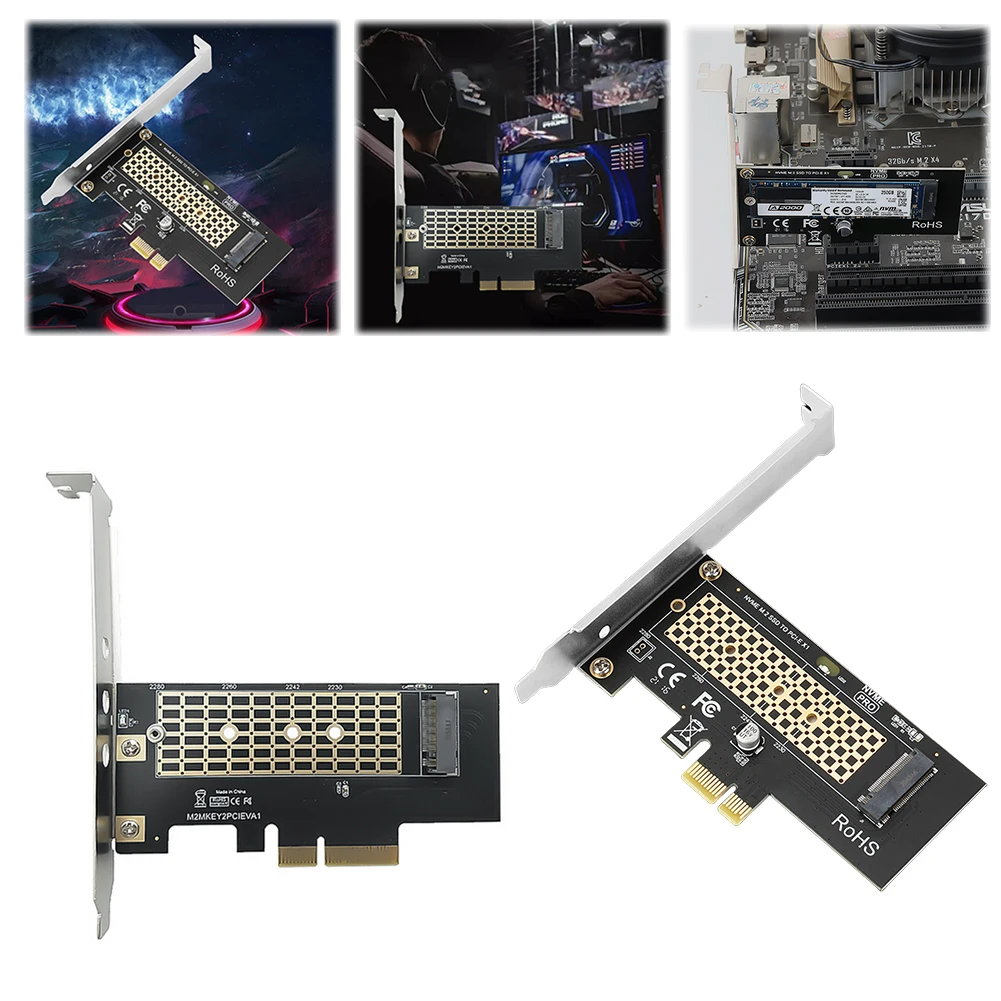 Адаптер M.2 NVME To PCIe 3.0 X1 8 Гбит/с M.2 NVME SSD To PCIe 3.0 PCIE X1 Адаптерная карта M Key PCIe NVMe SSD Converter для настольных ПК
Адаптер M.2 NVME To PCIe 3.0 X1 8 Гбит/с M.2 NVME SSD To PCIe 3.0 PCIE X1 Адаптерная карта M Key PCIe NVMe SSD Converter для настольных ПК