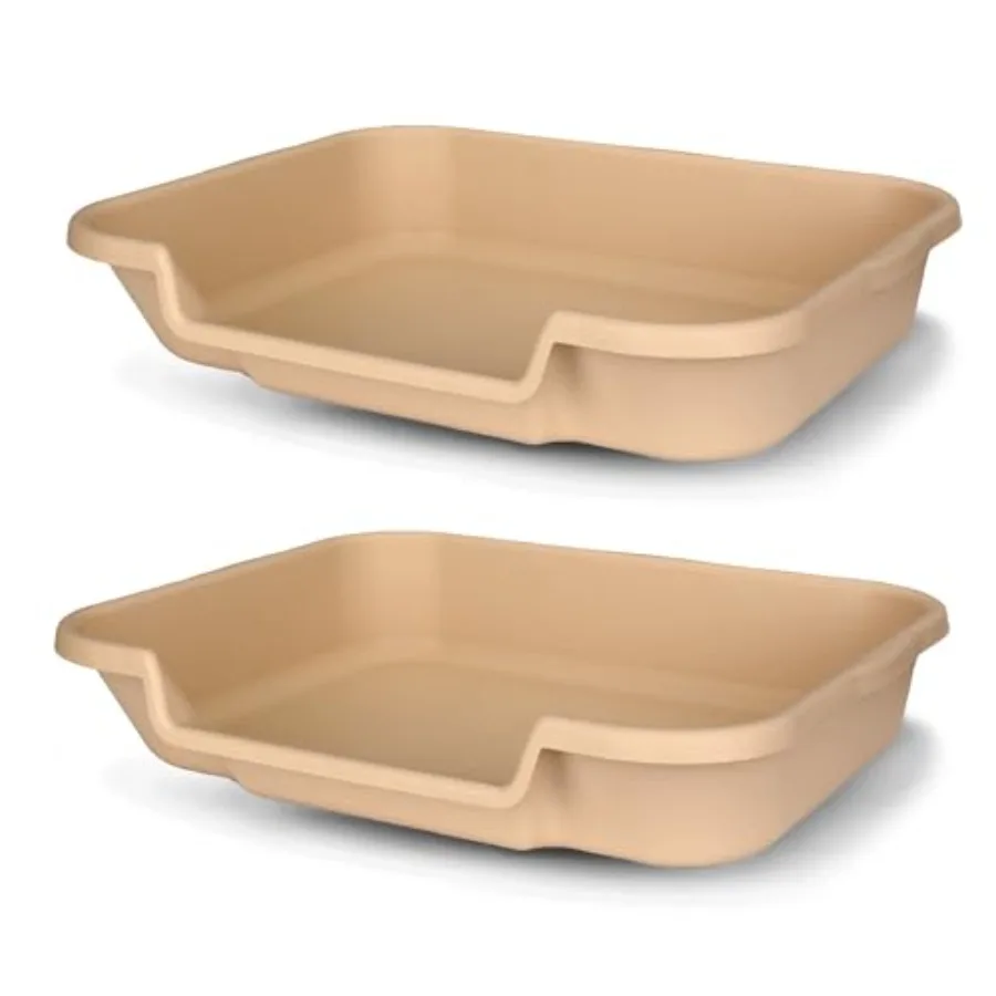 KittyGoHere Senior Cat Litter Box Large Litter pan Open Top Low Entrance Kitty Litter Box Lightweight Low Entry Litters Box Dur
KittyGoHere Senior Cat Litter Box Large Litter pan Open Top Low Entrance Kitty Litter Box Lightweight Low Entry Litters Box Dur