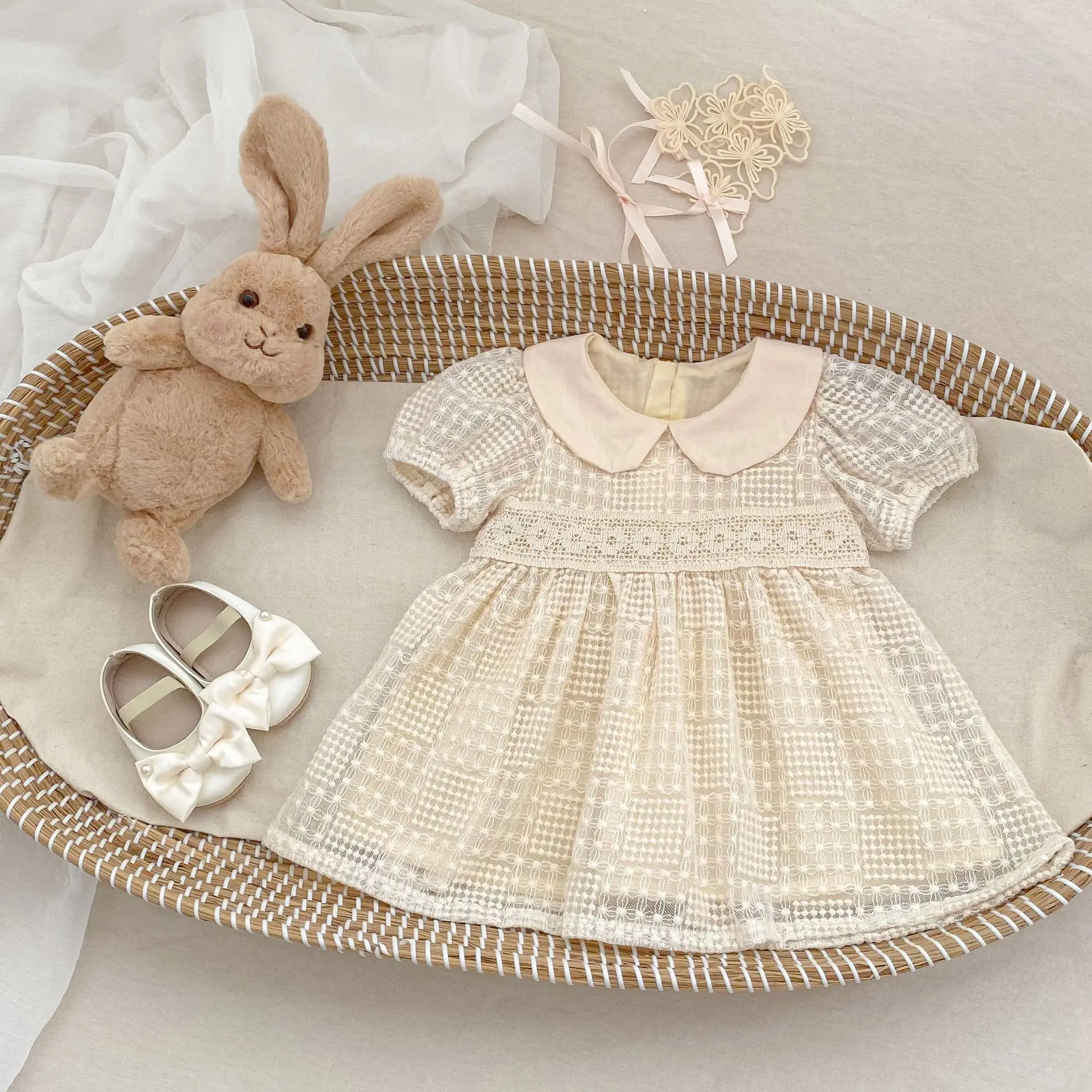 2025 Summer Dress New All Cotton Baby Girl Dress Doll Collar Embroidered Girl's Year One Hundred Day Banquet Princess
2025 Summer Dress New All Cotton Baby Girl Dress Doll Collar Embroidered Girl's Year One Hundred Day Banquet Princess