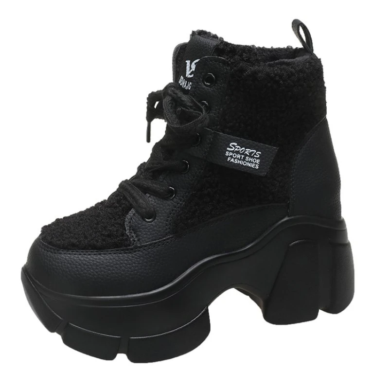 2024 New Spring And Summer Breathable Hollow Casual Fashion Thickened Sole High Top Shoes Lace-up Women's Single Shoes
2024 New Spring And Summer Breathable Hollow Casual Fashion Thickened Sole High Top Shoes Lace-up Women's Single Shoes