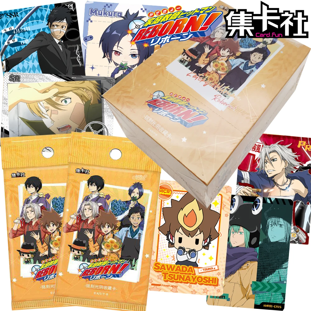 Genuine Official Card.fun Hitman Reborn Japanese Hot Blooded Anime SR UR PR Character Peripheral Collection Cards Children Gifts
Genuine Official Card.fun Hitman Reborn Japanese Hot Blooded Anime SR UR PR Character Peripheral Collection Cards Children Gifts