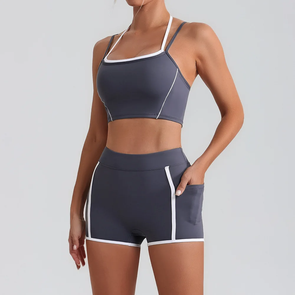 Yoga Sport Set 2 Piece Sets Women's Outfits Bra Top Shorts Tennis Skort Push up Leggings Fitness Workout Clothes 2025 Black Pink
Yoga Sport Set 2 Piece Sets Women's Outfits Bra Top Shorts Tennis Skort Push up Leggings Fitness Workout Clothes 2025 Black Pink