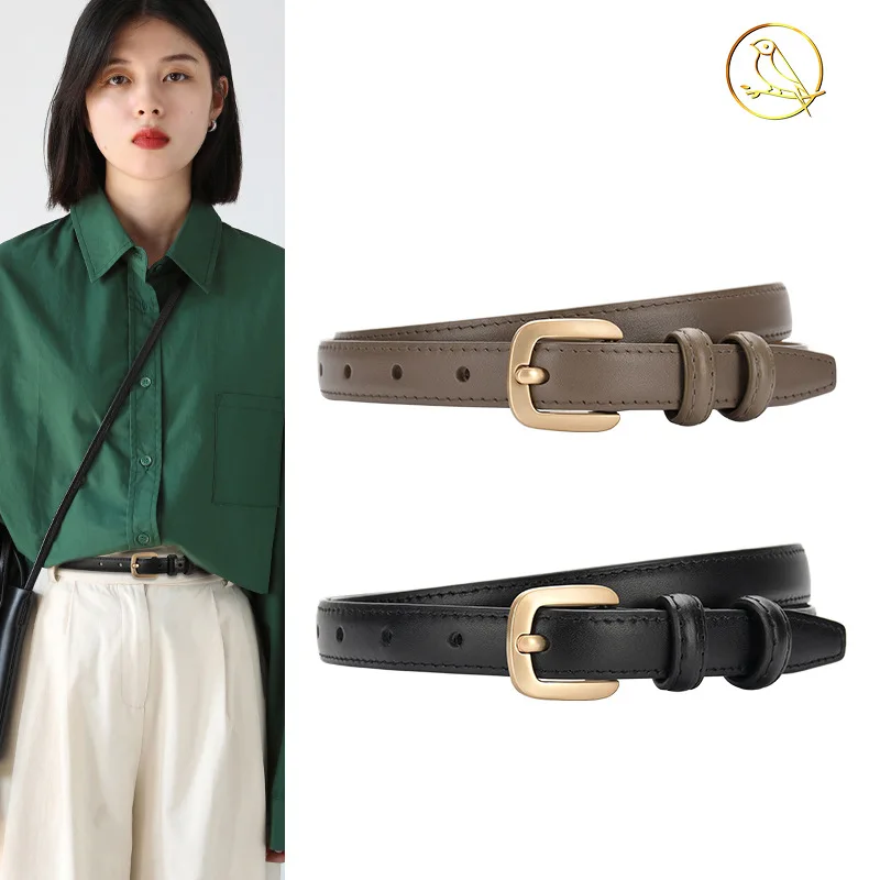 New belt, women's leather fashion, simple and versatile waist belt, women's decorative jeans with slim Korean version
New belt, women's leather fashion, simple and versatile waist belt, women's decorative jeans with slim Korean version