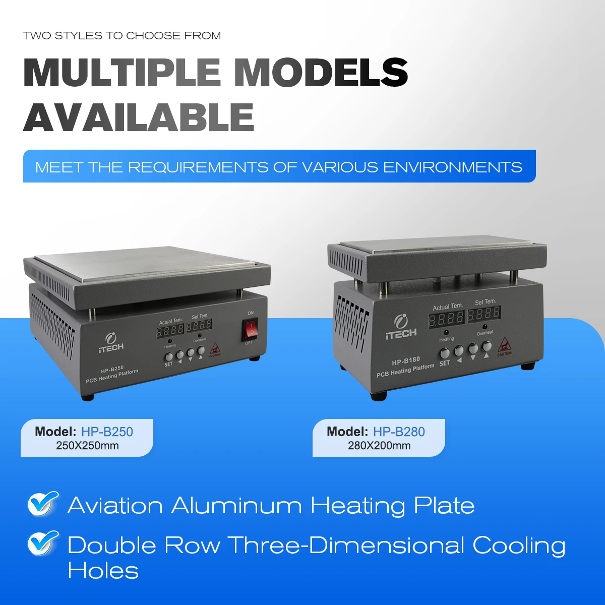 HP-B250/280 Digital Display Temperature Heating Platform Multipurpose Heating Table For Phone Repairs Experiment Heating
HP-B250/280 Digital Display Temperature Heating Platform Multipurpose Heating Table For Phone Repairs Experiment Heating