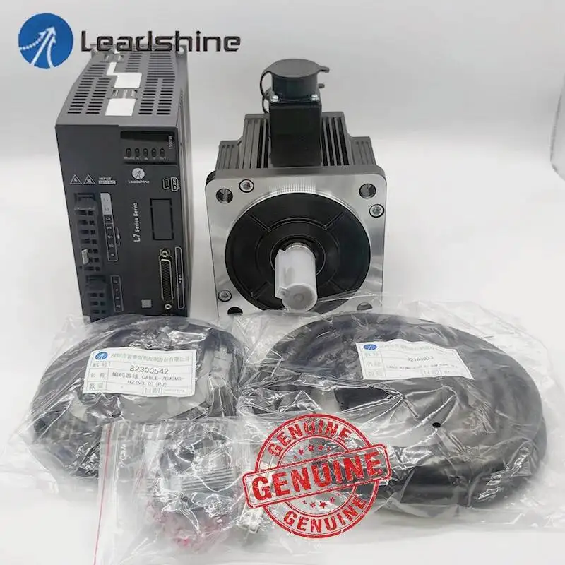 100% Genuine Leadshine 1500W L7-1500 AC Servo Motor Drive and Leadshine AC Servo Motor ACM13015M2-F-B4-D with Full Cables
100% Genuine Leadshine 1500W L7-1500 AC Servo Motor Drive and Leadshine AC Servo Motor ACM13015M2-F-B4-D with Full Cables