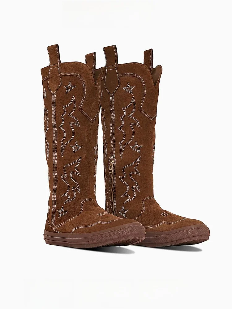 2026 New Thick Bottom Embroidered Western Boots round Toe Heightening Slim Long Tube Boxing Sport Boots High Top Leather
2026 New Thick Bottom Embroidered Western Boots round Toe Heightening Slim Long Tube Boxing Sport Boots High Top Leather