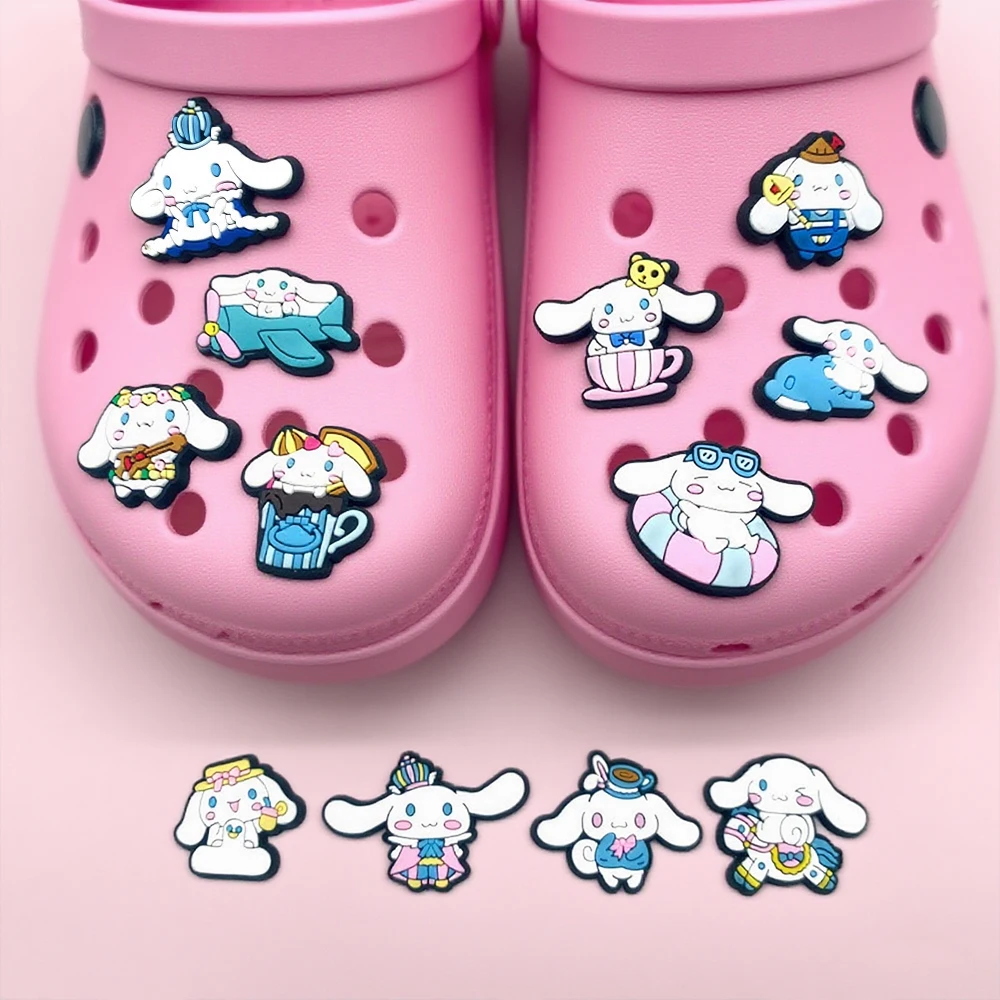 12pcs Cinnamoroll Shoe Charms for Clogs Sandals Decoration Anime Character Sanrio Cinnamoroll PVC Cartoon Shoe Accessories
12pcs Cinnamoroll Shoe Charms for Clogs Sandals Decoration Anime Character Sanrio Cinnamoroll PVC Cartoon Shoe Accessories