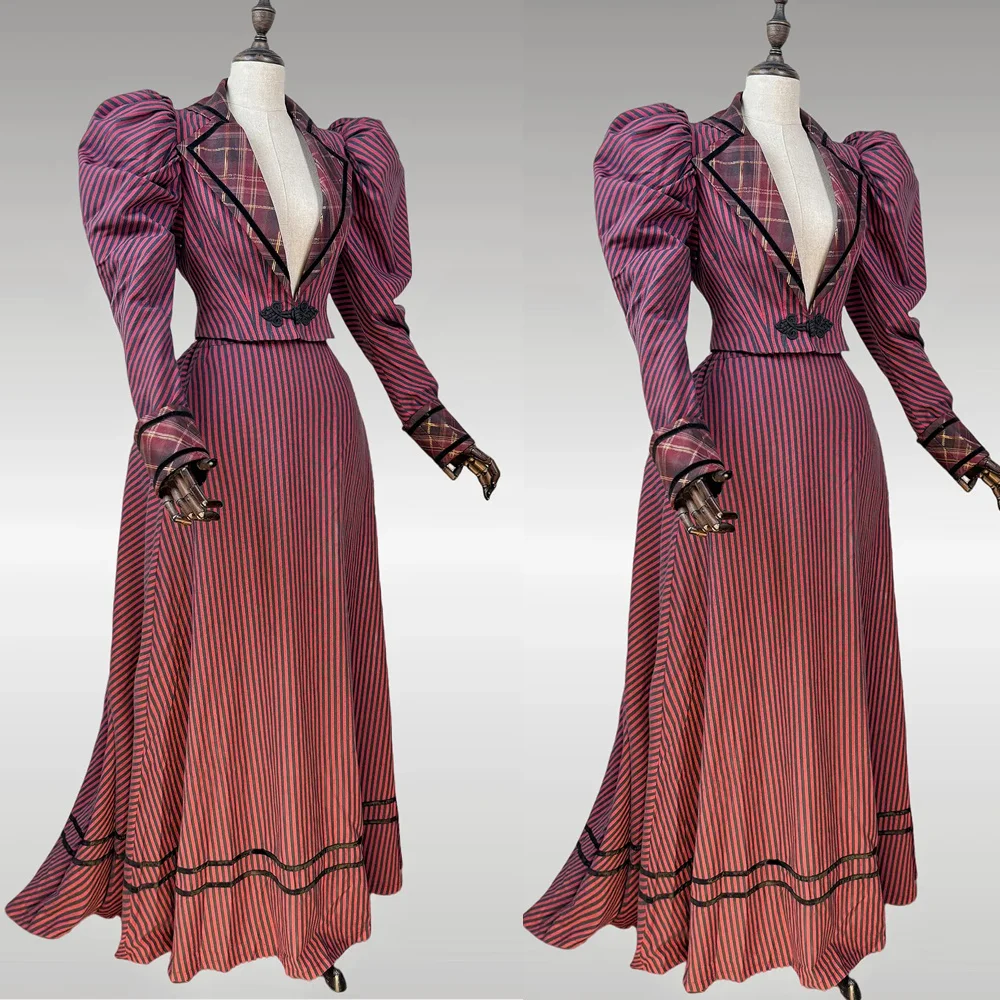 1890s 1900s Vintage Victorian Edwardian Costume Duchess Dress Downton Abbey Costume 2PC Jacket Skirt Dress Outfit Walking Suit
1890s 1900s Vintage Victorian Edwardian Costume Duchess Dress Downton Abbey Costume 2PC Jacket Skirt Dress Outfit Walking Suit
