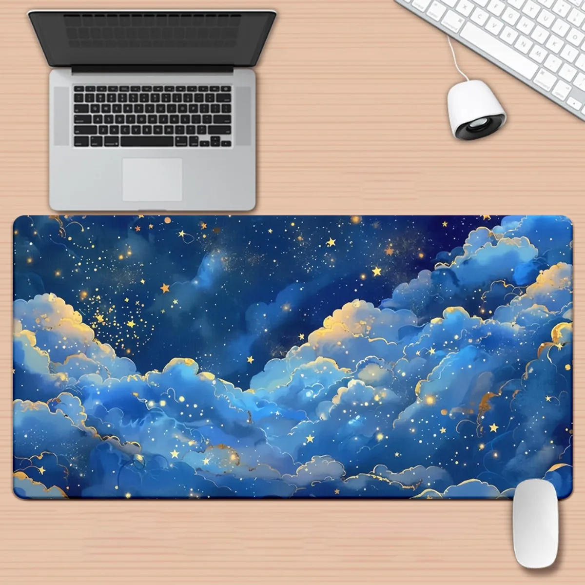1pc XXL Cloud and Star Pattern Mouse Pad for Desk, Multi-Functional Gaming Mouse Mat, Keyboard Pad, Office Computer PC Gamer
1pc XXL Cloud and Star Pattern Mouse Pad for Desk, Multi-Functional Gaming Mouse Mat, Keyboard Pad, Office Computer PC Gamer