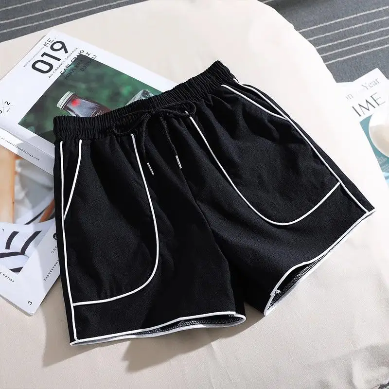 Contrast Patchwork Elastic Waist Lacing Casual Sports Shorts Summer New Loose Youth Fashion Hot Pants Trend Korean Women Clothes
Contrast Patchwork Elastic Waist Lacing Casual Sports Shorts Summer New Loose Youth Fashion Hot Pants Trend Korean Women Clothes