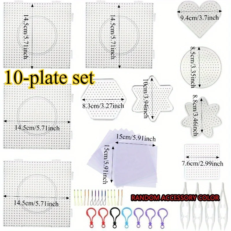 6/10 шт., набор пегбордов из бисера Hama-5 мм, инструмент Perler, бусины с предохранителем, шаблоны для самостоятельного изготовления, квадратные прозрачные детские развивающие игрушки
6/10 шт., набор пегбордов из бисера Hama-5 мм, инструмент Perler, бусины с предохранителем, шаблоны для самостоятельного изготовления, квадратные прозрачные детские развивающие игрушки
