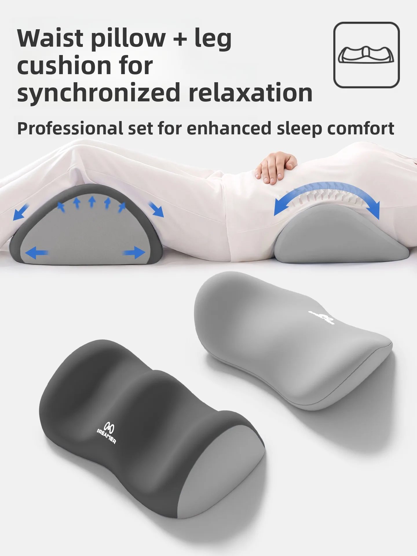 Sleeping Support Lumbar Pillow Men's Style Back Pain Relief Disc Herniation Sleeping Aid Leg Pad Foot Pillow Memory Foam
Sleeping Support Lumbar Pillow Men's Style Back Pain Relief Disc Herniation Sleeping Aid Leg Pad Foot Pillow Memory Foam