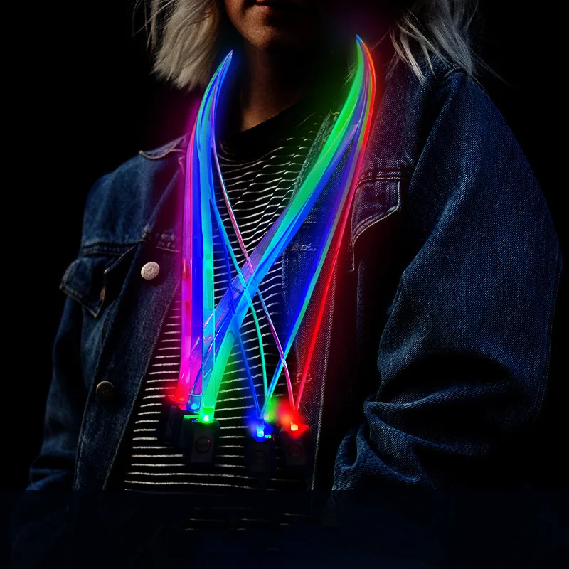Customized LED Light-Up Lanyard TPU Flashing Badge Work Badge Chest Card Night Light Hanging Badge Atmosphere Cheer Props Custom
Customized LED Light-Up Lanyard TPU Flashing Badge Work Badge Chest Card Night Light Hanging Badge Atmosphere Cheer Props Custom