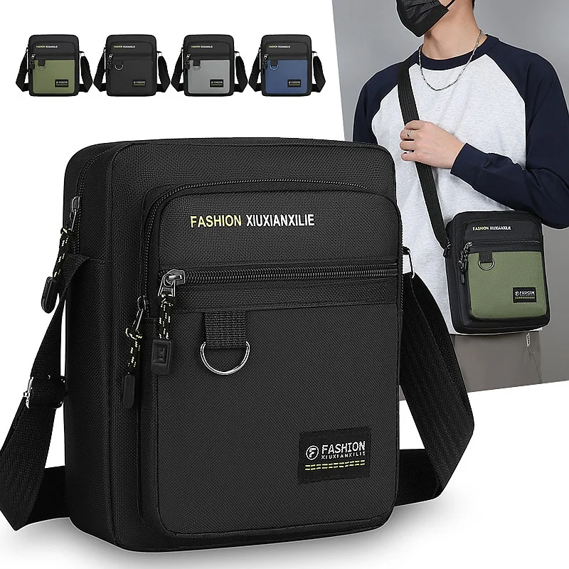 Men's Crossbody Bag Large Capacity Multi Pocket Waterproof Oxford Casual Business Shoulder Sling Messenger for Travel Daily Commute
Men's Crossbody Bag Large Capacity Multi Pocket Waterproof Oxford Casual Business Shoulder Sling Messenger for Travel Daily Commute