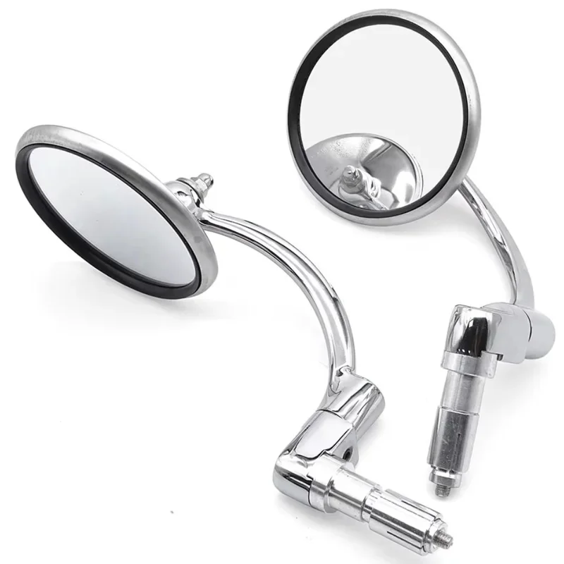 Universal Vintage Motorcycle Handlebar Rearview Mirror Adjustable View Cafe Racer Motorbike Stainless Steel Rearview Mirror
Universal Vintage Motorcycle Handlebar Rearview Mirror Adjustable View Cafe Racer Motorbike Stainless Steel Rearview Mirror