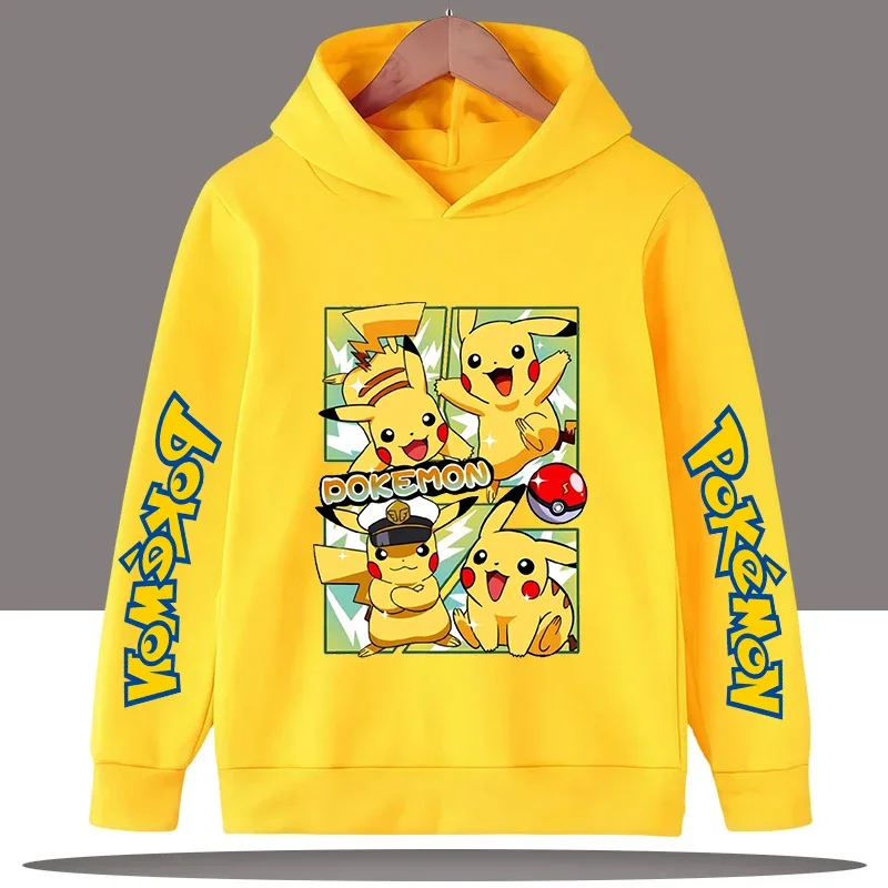 Girls' Casual Shirt -Long Sleeve for Autumn/Winter 2026 Pikachu Boy Hoodie T-Shirt for Children - Pokémon Series Cartoon Print
Girls' Casual Shirt -Long Sleeve for Autumn/Winter 2026 Pikachu Boy Hoodie T-Shirt for Children - Pokémon Series Cartoon Print