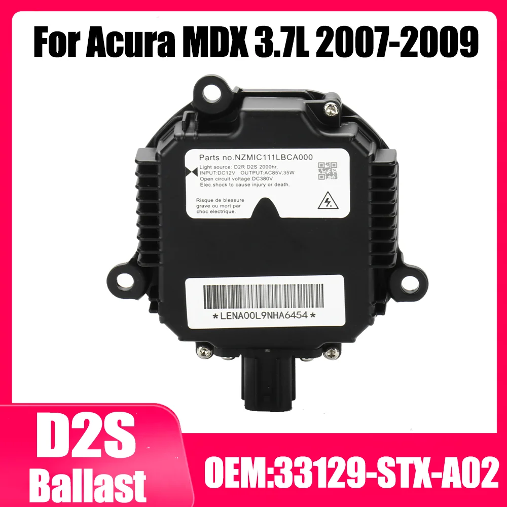 35W D2S HID Xenon Headlight Ballast OEM 33129-STX-A02 Xenon Headlamps Ballast Control Block 12V 24V For Acura MDX 3.7L 2007-2009
35W D2S HID Xenon Headlight Ballast OEM 33129-STX-A02 Xenon Headlamps Ballast Control Block 12V 24V For Acura MDX 3.7L 2007-2009