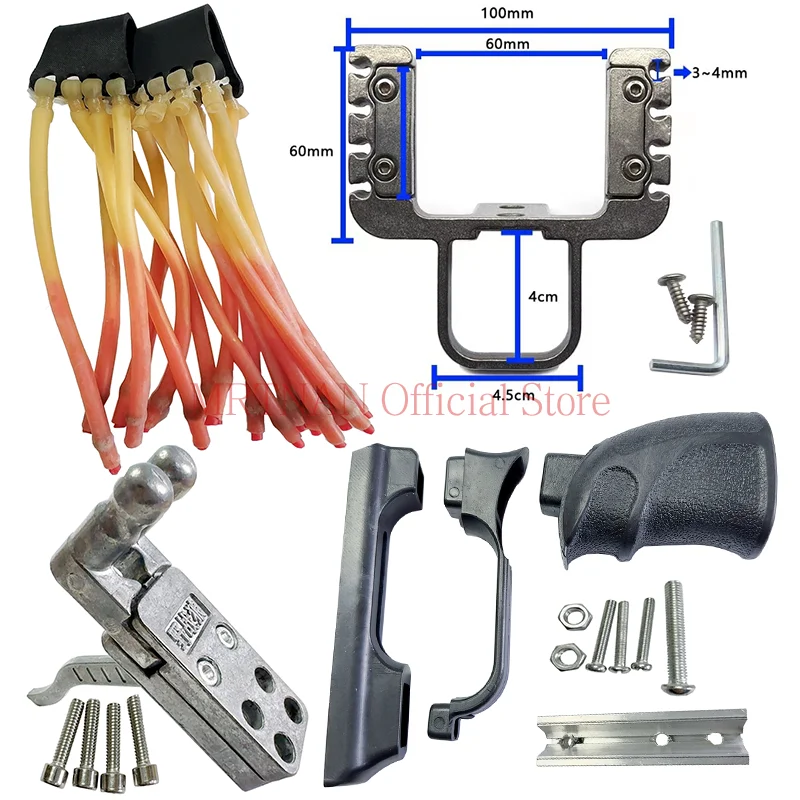 304 Stainless Steel Casting Mechanical Slingshot DIY Accessories Sliding Module Trigger Strong Rubber Band Accessories
304 Stainless Steel Casting Mechanical Slingshot DIY Accessories Sliding Module Trigger Strong Rubber Band Accessories