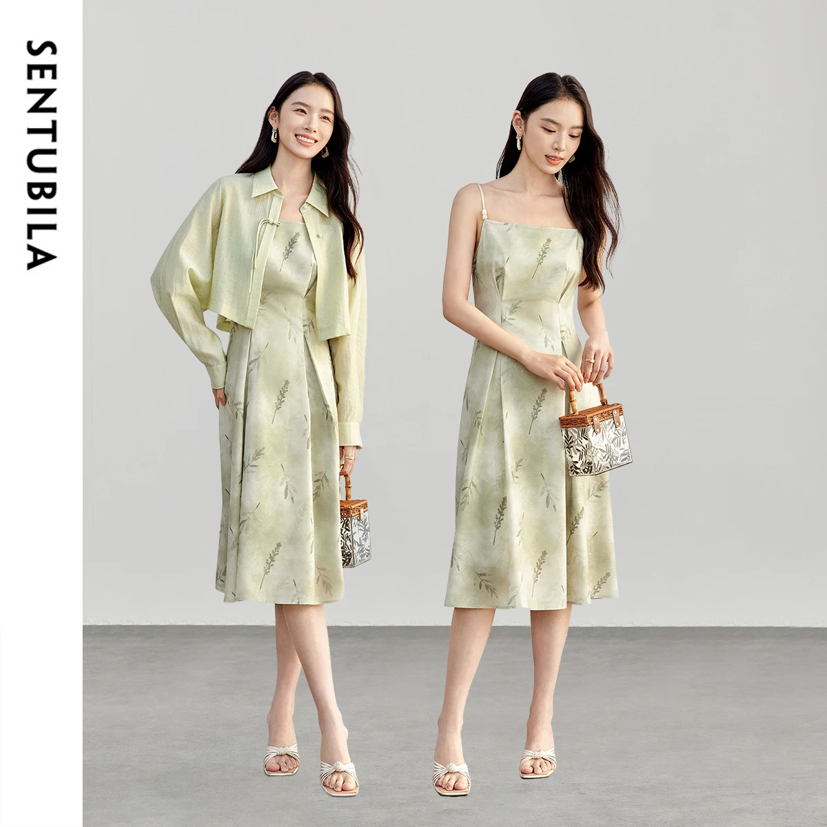 SENTUBILA Printing A-line Dress for Women 2025 Chineses Style Sundress Lace-Up Waist Long Elegant Camisole Dresses 151L57870
SENTUBILA Printing A-line Dress for Women 2025 Chineses Style Sundress Lace-Up Waist Long Elegant Camisole Dresses 151L57870