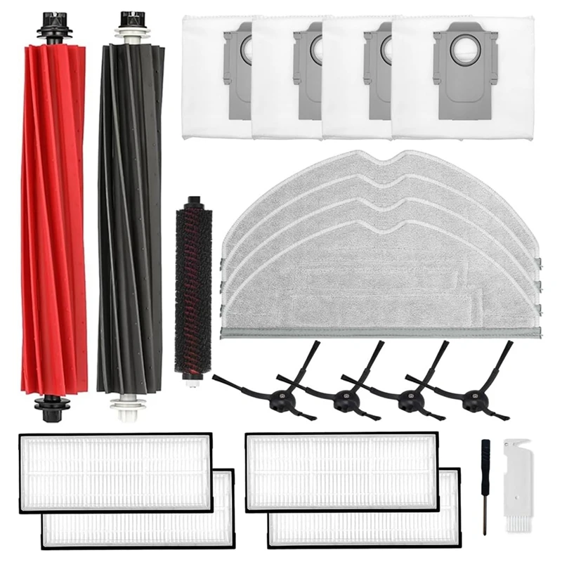 For Roborock S8 Pro Ultra Robot Vacuum Cleaner Parts Dust Bag Main Side Brush Hepa Filter Mop Pad Accessories
For Roborock S8 Pro Ultra Robot Vacuum Cleaner Parts Dust Bag Main Side Brush Hepa Filter Mop Pad Accessories
