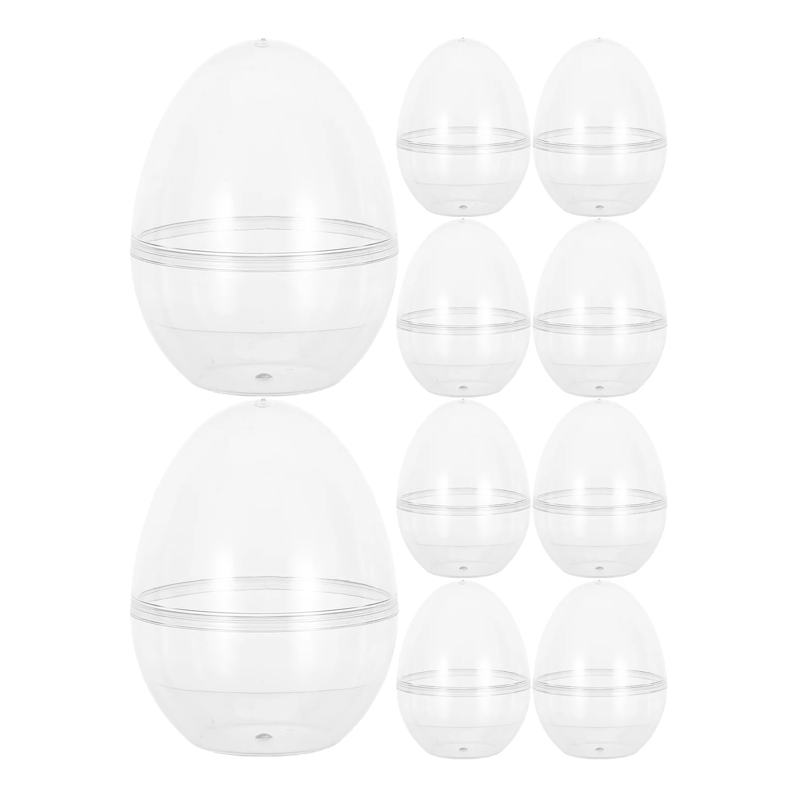 12 Pcs Easter Party Favors Fillable Jumbo Eggs Ester Supplies DIY Clear Ornaments Plastic Balls Christmas Decorative
12 Pcs Easter Party Favors Fillable Jumbo Eggs Ester Supplies DIY Clear Ornaments Plastic Balls Christmas Decorative