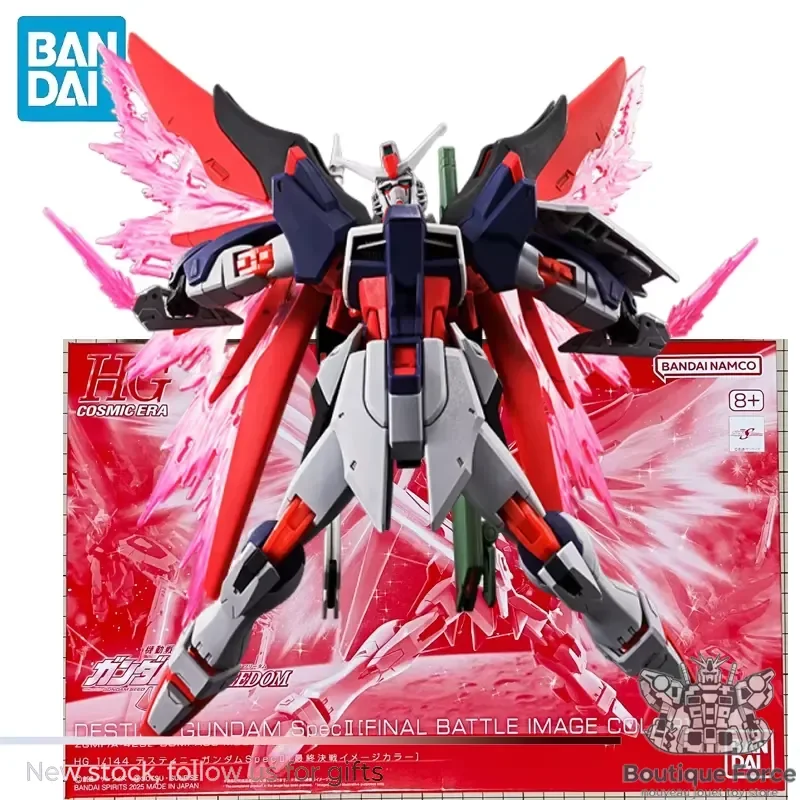 BANDAI PB HG 1/144 GUNDAM SEED FREEDOM Destiny Gundam Spec II FINAL BATTLE IMAGE COLOR Anime Figure Assembly Model Kit
BANDAI PB HG 1/144 GUNDAM SEED FREEDOM Destiny Gundam Spec II FINAL BATTLE IMAGE COLOR Anime Figure Assembly Model Kit