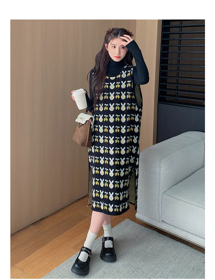 Вязаные платья без рукавов, короткие, женские, зимние, из уютной ткани, с объемным меховым воротником, утолщенная пряжа в стиле хиппи, фактурные, для вечеринок, 2025
Вязаные платья без рукавов, короткие, женские, зимние, из уютной ткани, с объемным меховым воротником, утолщенная пряжа в стиле хиппи, фактурные, для вечеринок, 2025