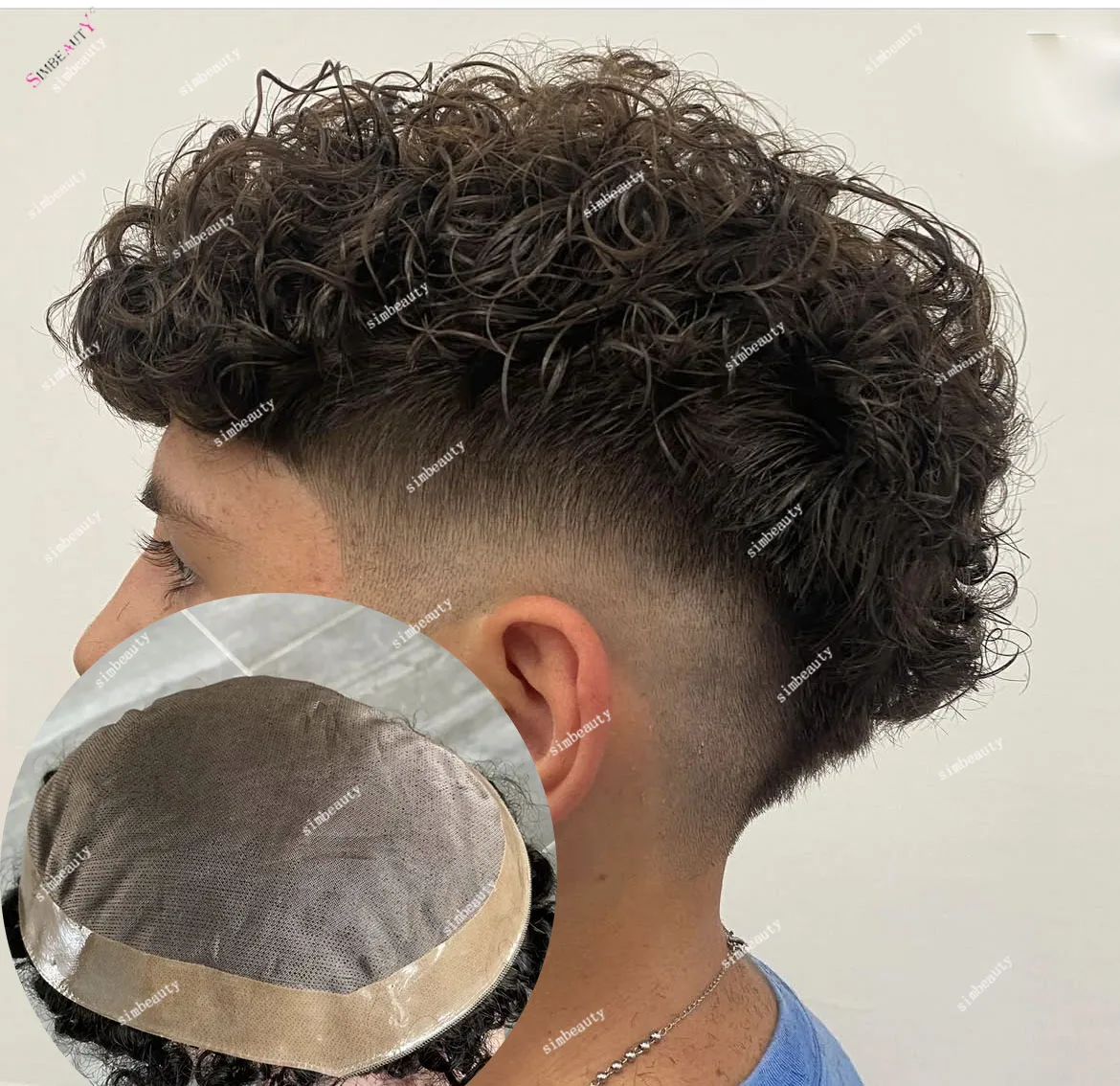 20mm 15mm Curly Afro Men's Toupee Black Brown Cheap 100%Human Hair Wigs Mono Mesh&NPU Durable Male Replacement Prosthesis System
20mm 15mm Curly Afro Men's Toupee Black Brown Cheap 100%Human Hair Wigs Mono Mesh&NPU Durable Male Replacement Prosthesis System