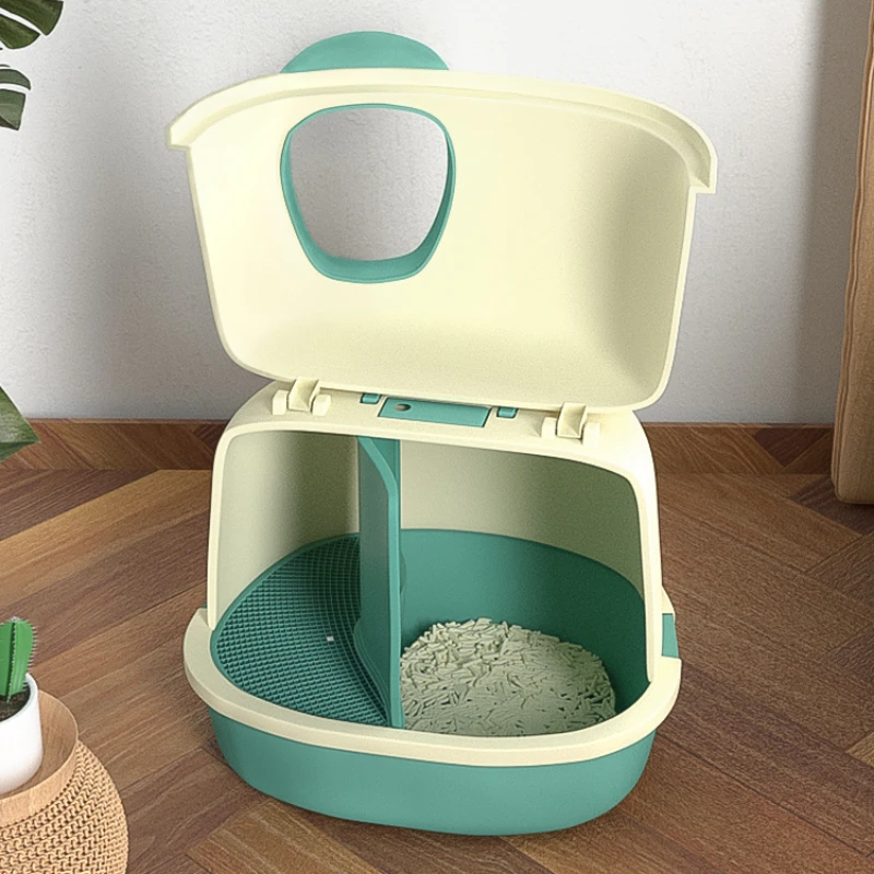 *The cat litter box is fully semi-closed and odor-proof, and the oversized toilet shit basin.
*The cat litter box is fully semi-closed and odor-proof, and the oversized toilet shit basin.