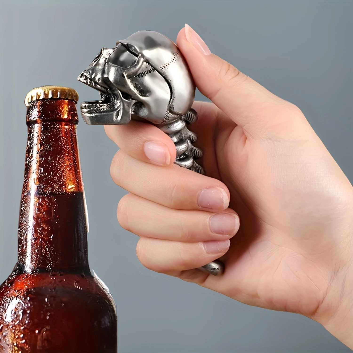 Skull-Shaped Metal Bottle Opener - Ideal For Beer & Juice, Perfect Kitchen Gadget For
Skull-Shaped Metal Bottle Opener - Ideal For Beer & Juice, Perfect Kitchen Gadget For