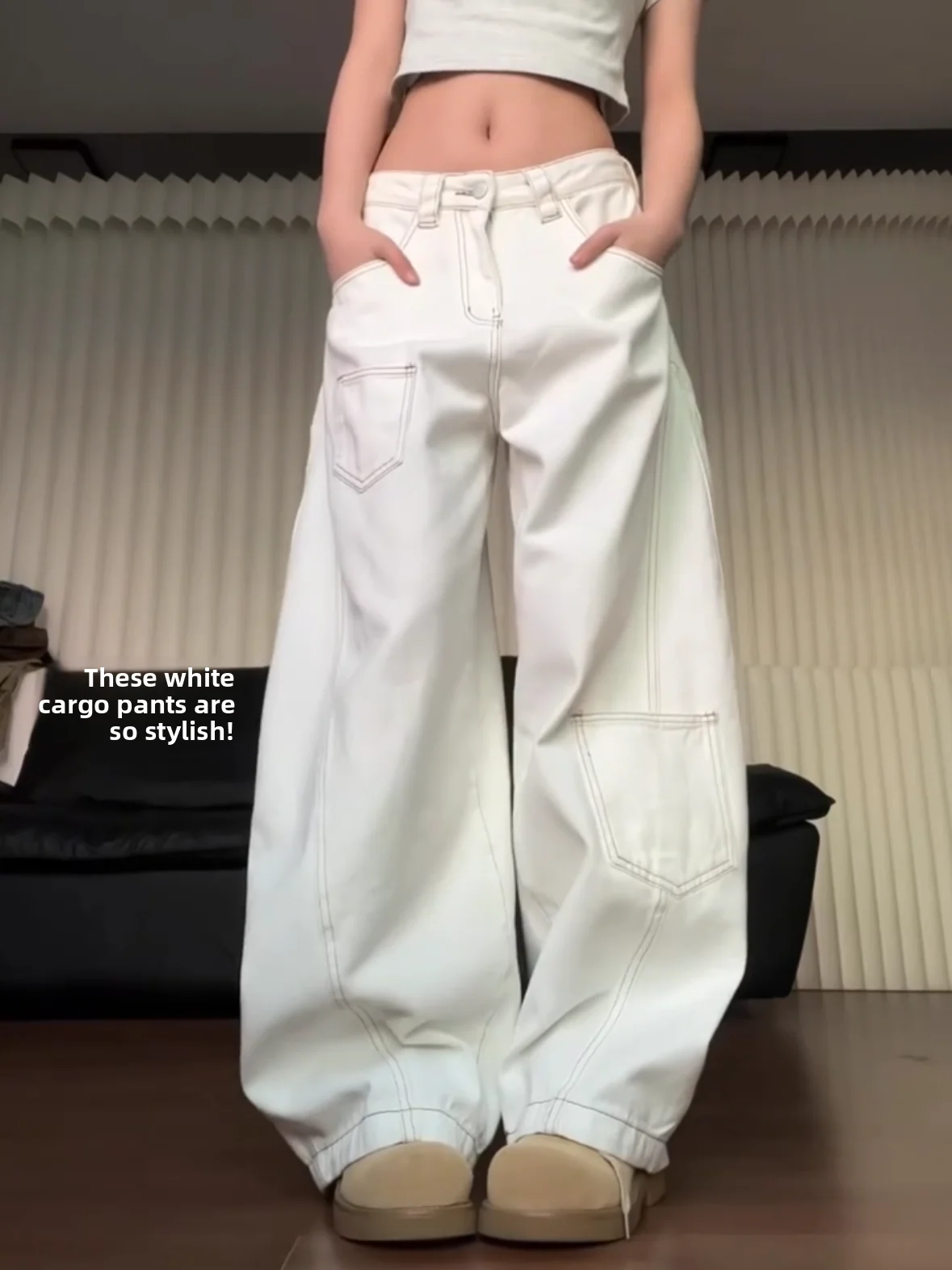 American High Street Retro White Knife Jeans Men Women Loose Wide Leg Casual Floor Length Trousers Trendy
American High Street Retro White Knife Jeans Men Women Loose Wide Leg Casual Floor Length Trousers Trendy