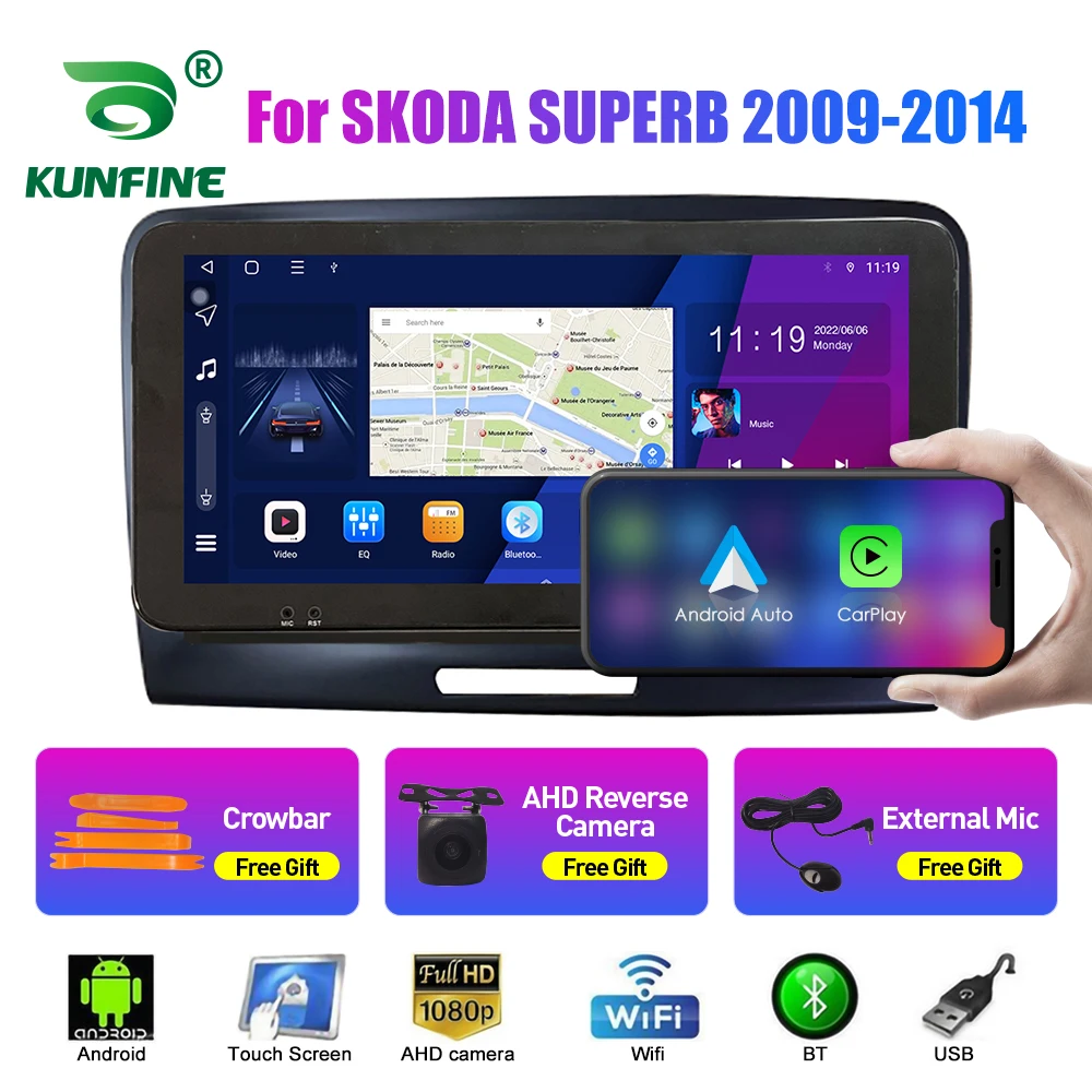 10.33 Inch Car Radio For SKODA SUPERB 2009-2014 2Din Android Octa Core Car Stereo DVD GPS Navigation Player QLED Screen Carplay
10.33 Inch Car Radio For SKODA SUPERB 2009-2014 2Din Android Octa Core Car Stereo DVD GPS Navigation Player QLED Screen Carplay