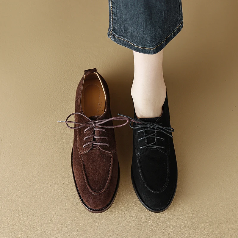 Fashion Women Vintage Loafers Shoes Slip on Flats Kid Suede Oxford Shoes Square Toe Casual Shoes Daily Office Dating Size 34-41
Fashion Women Vintage Loafers Shoes Slip on Flats Kid Suede Oxford Shoes Square Toe Casual Shoes Daily Office Dating Size 34-41